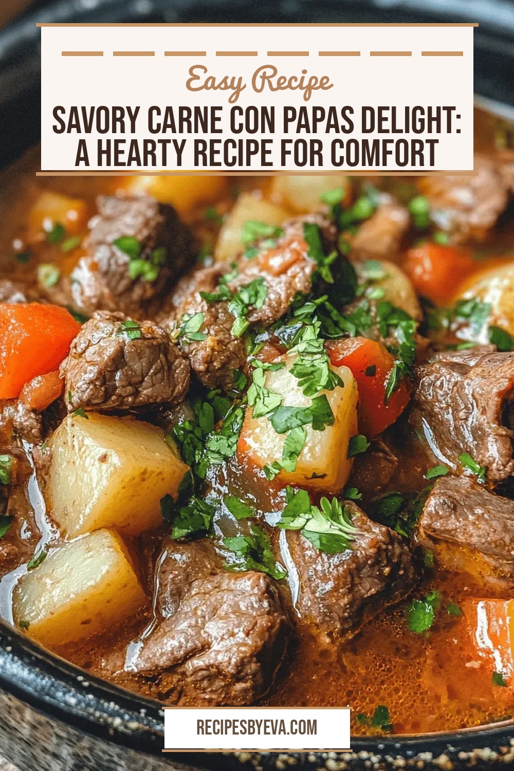 Savory Carne con Papas Delight: A Hearty Recipe for Comfort Food Lovers