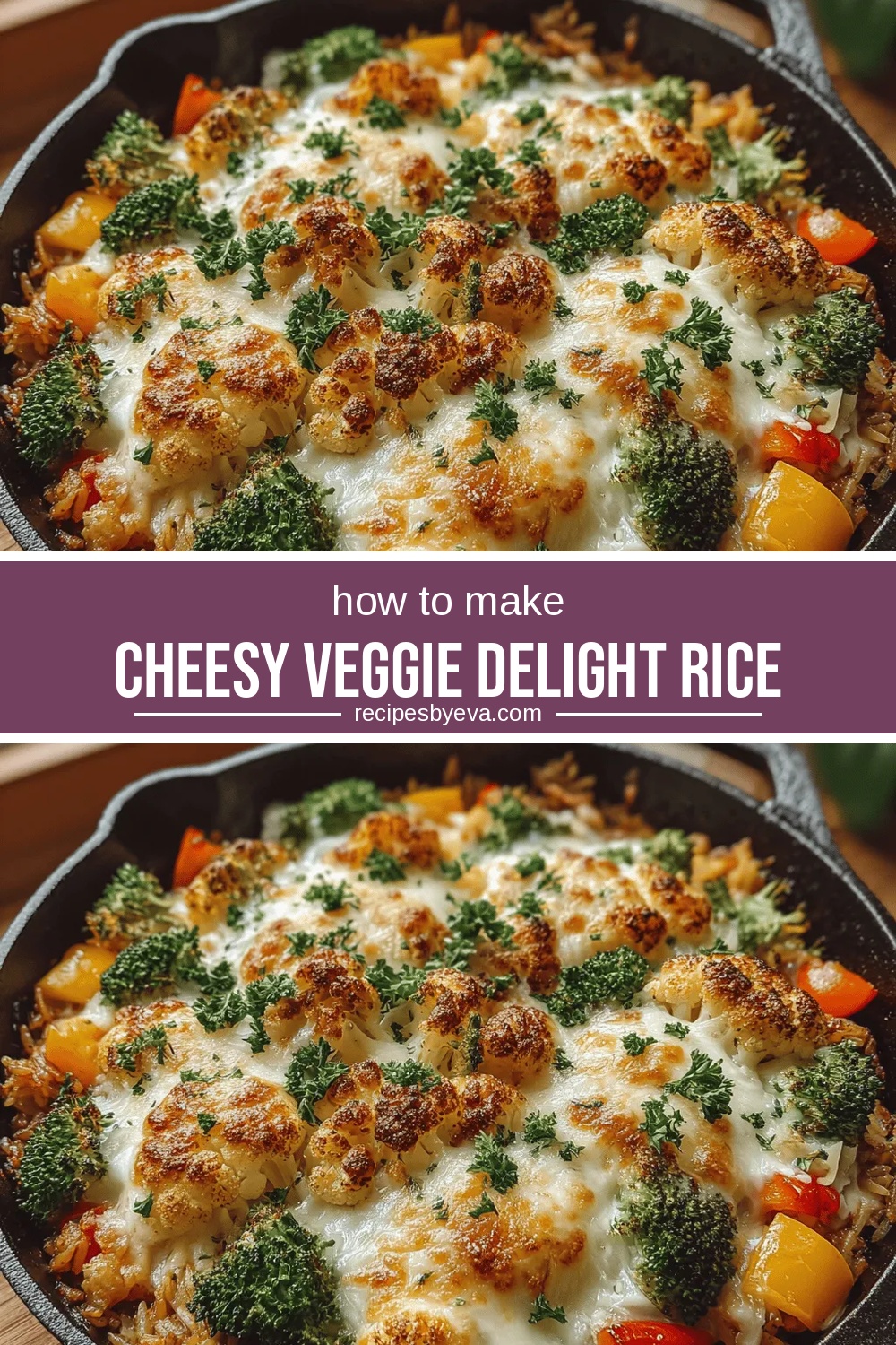 Cheesy Veggie Delight Rice Casserole