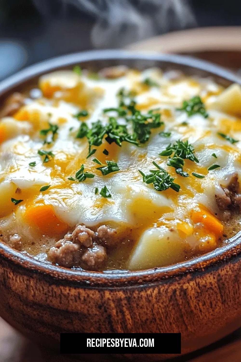 Creamy Potato Hamburger Soup Made in the Crockpot: A Hearty Comfort Food Delight