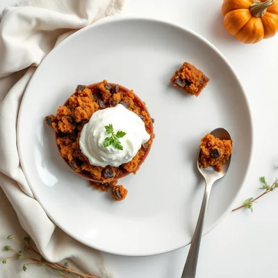 Pumpkin Chocolate Crumble