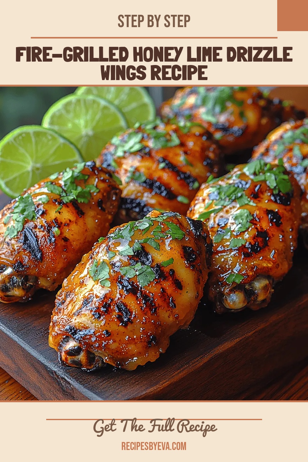 Fire-Grilled Honey Lime Drizzle Wings Recipe