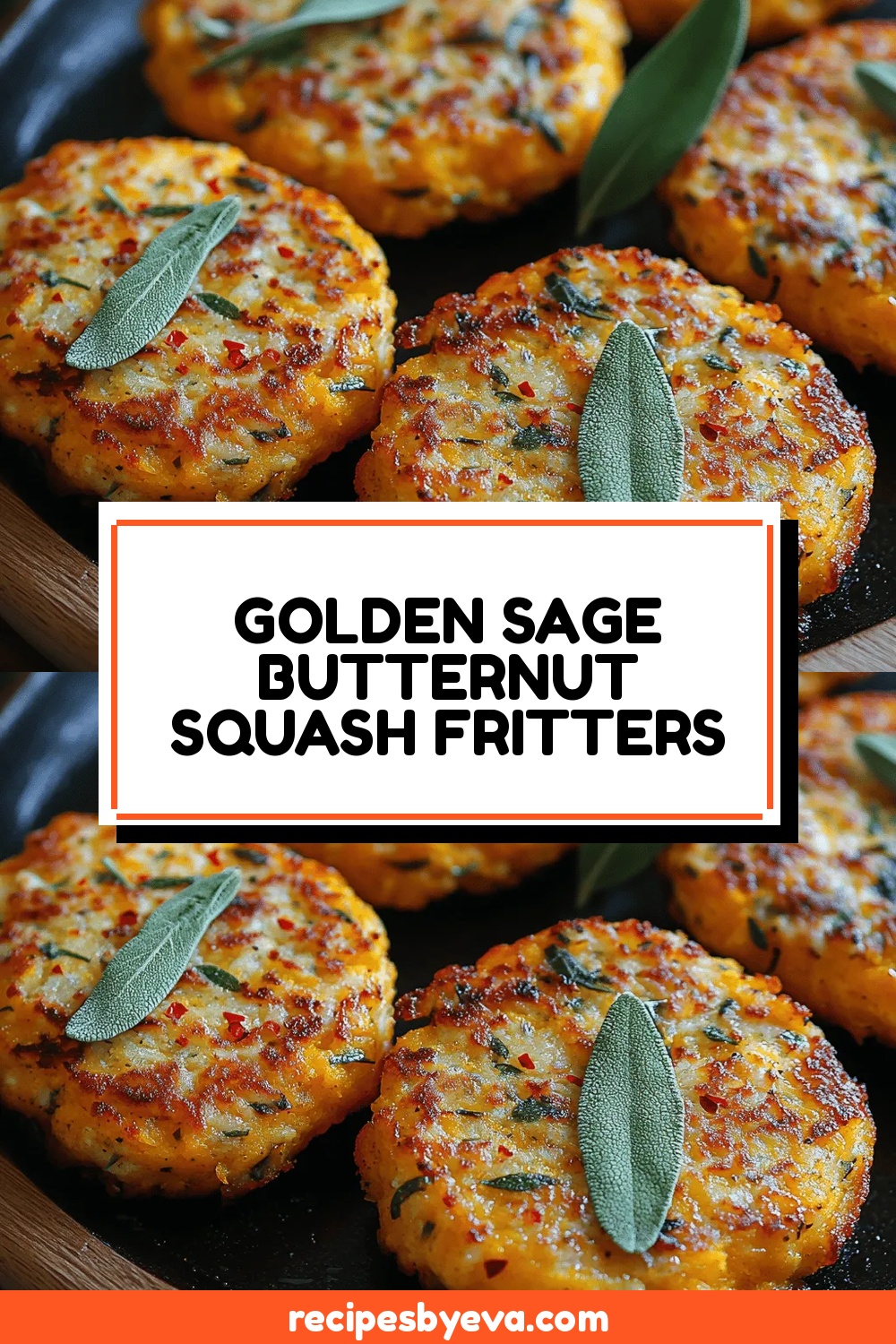 Golden Sage Butternut Squash Fritters with a Crunchy Twist