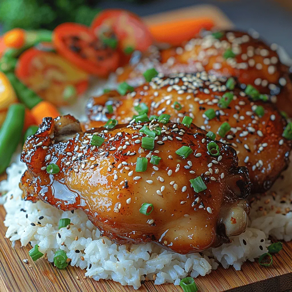 Sweet and Savory Sticky Teriyaki Chicken Thighs