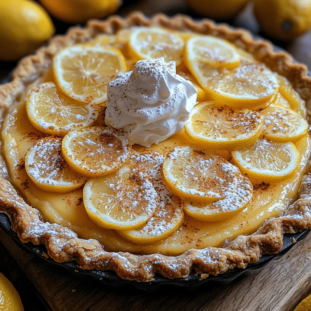 Zesty Lemon Impossible Pies: A Delightful Dessert Experience