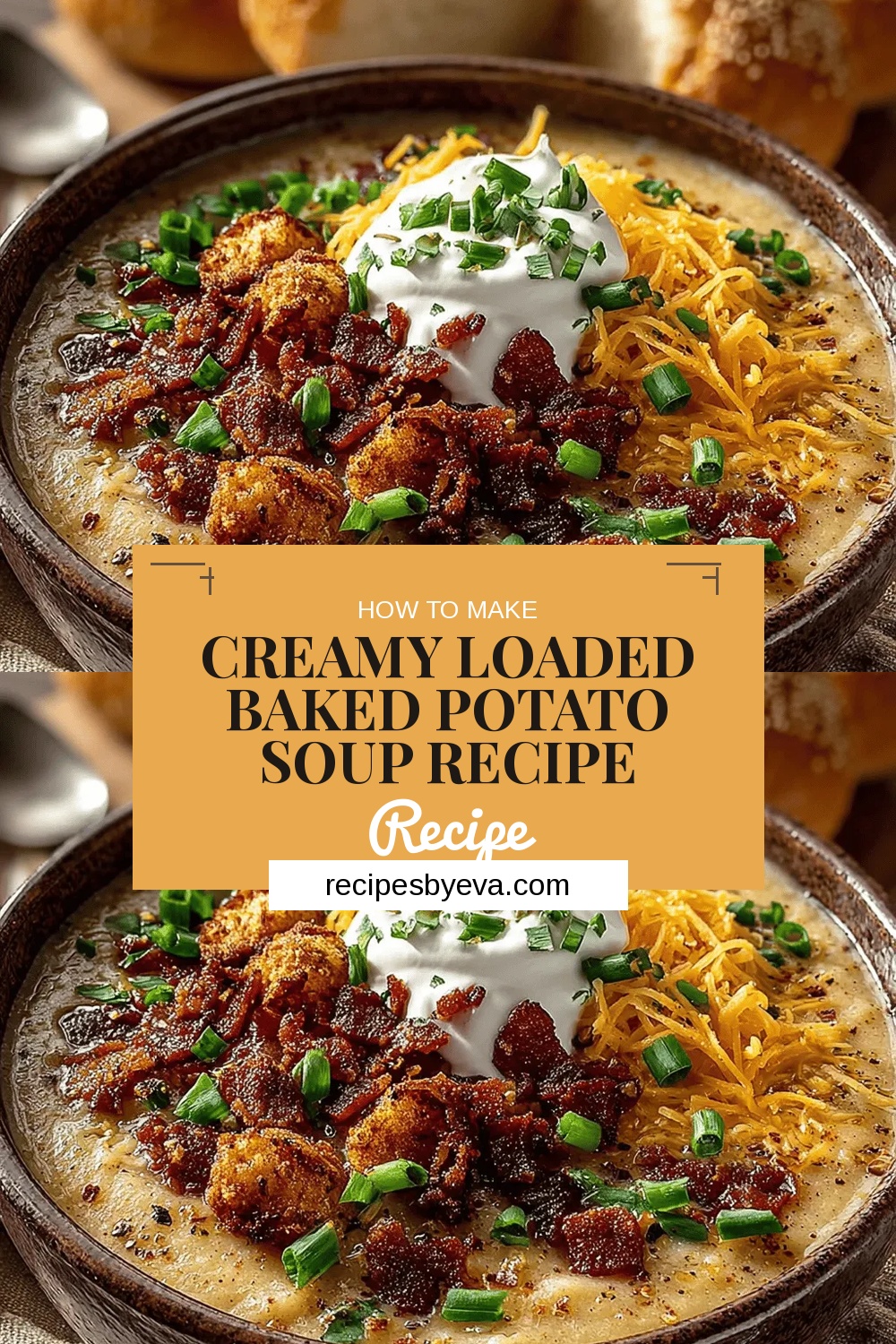 Creamy Loaded Baked Potato Soup Recipe