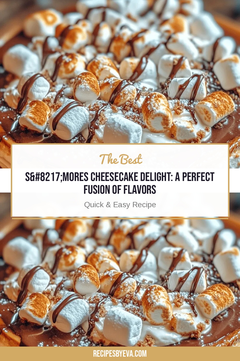 S’mores Cheesecake Delight: A Perfect Fusion of Flavors