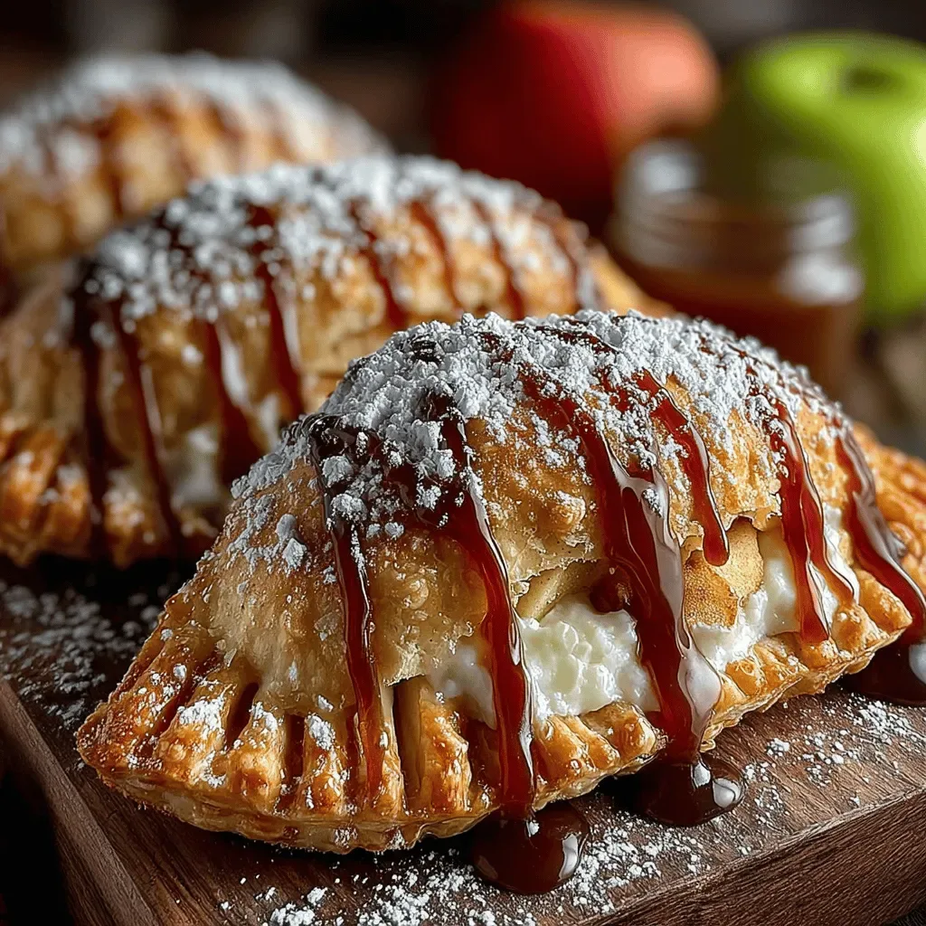Sweet & Sticky Caramel Apple Hand Pies
