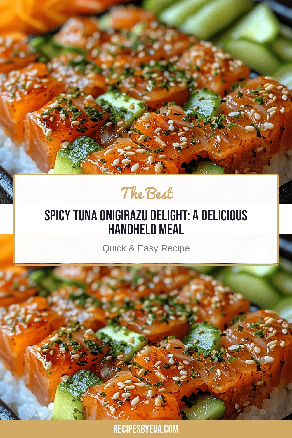 Spicy Tuna Onigirazu Delight: A Delicious Handheld Meal