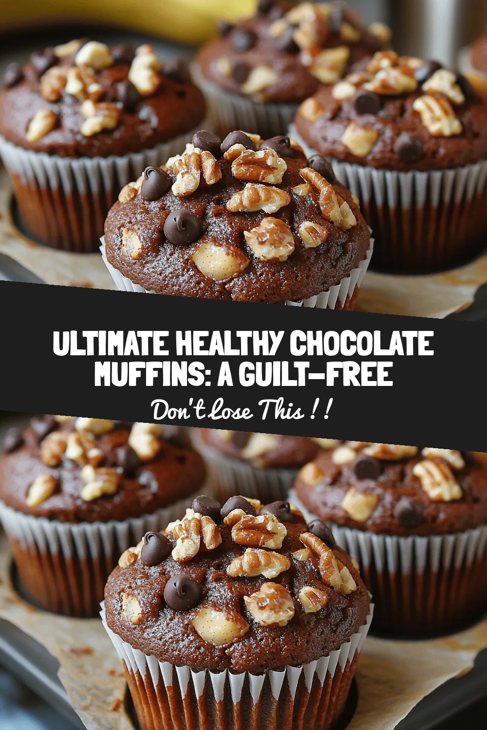 Ultimate Healthy Chocolate Muffins: A Guilt-Free Indulgence