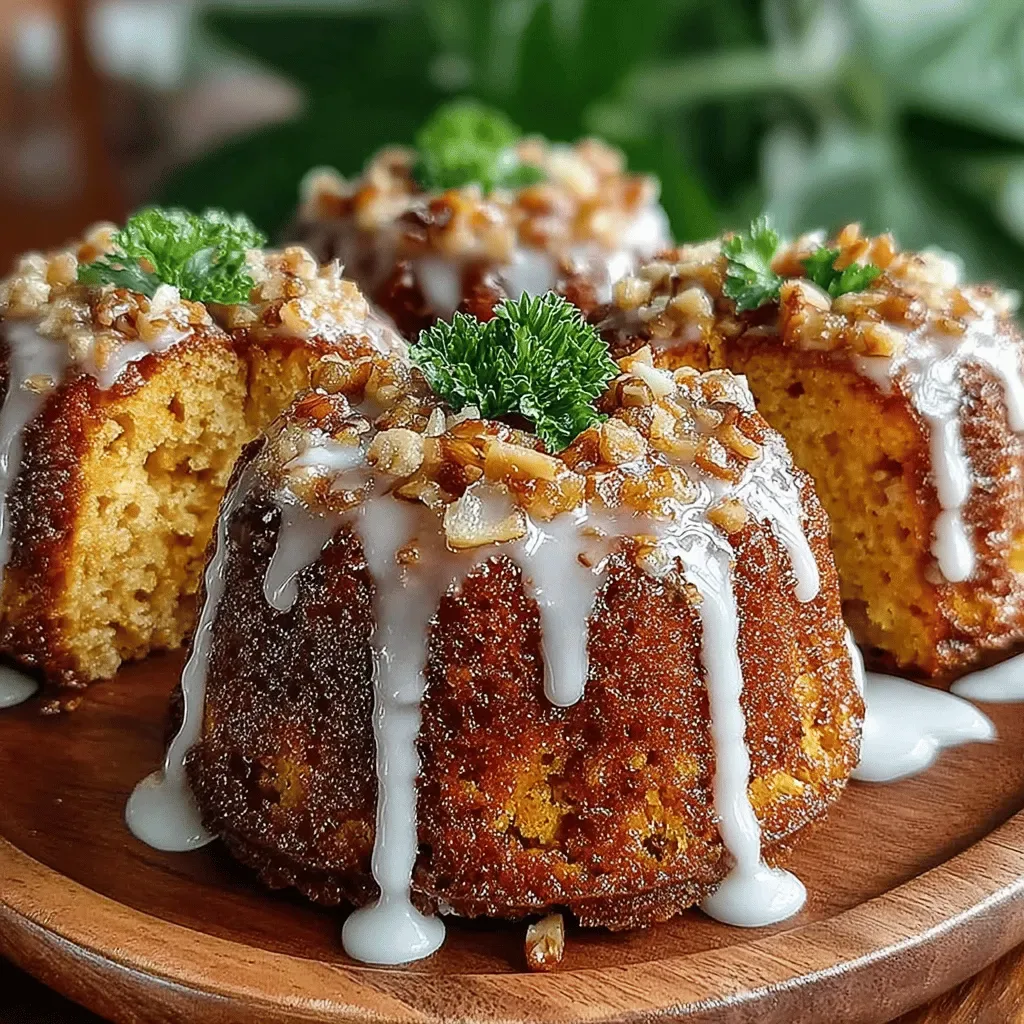 Autumn Bliss Pumpkin Spice Mini Bundt Cakes
