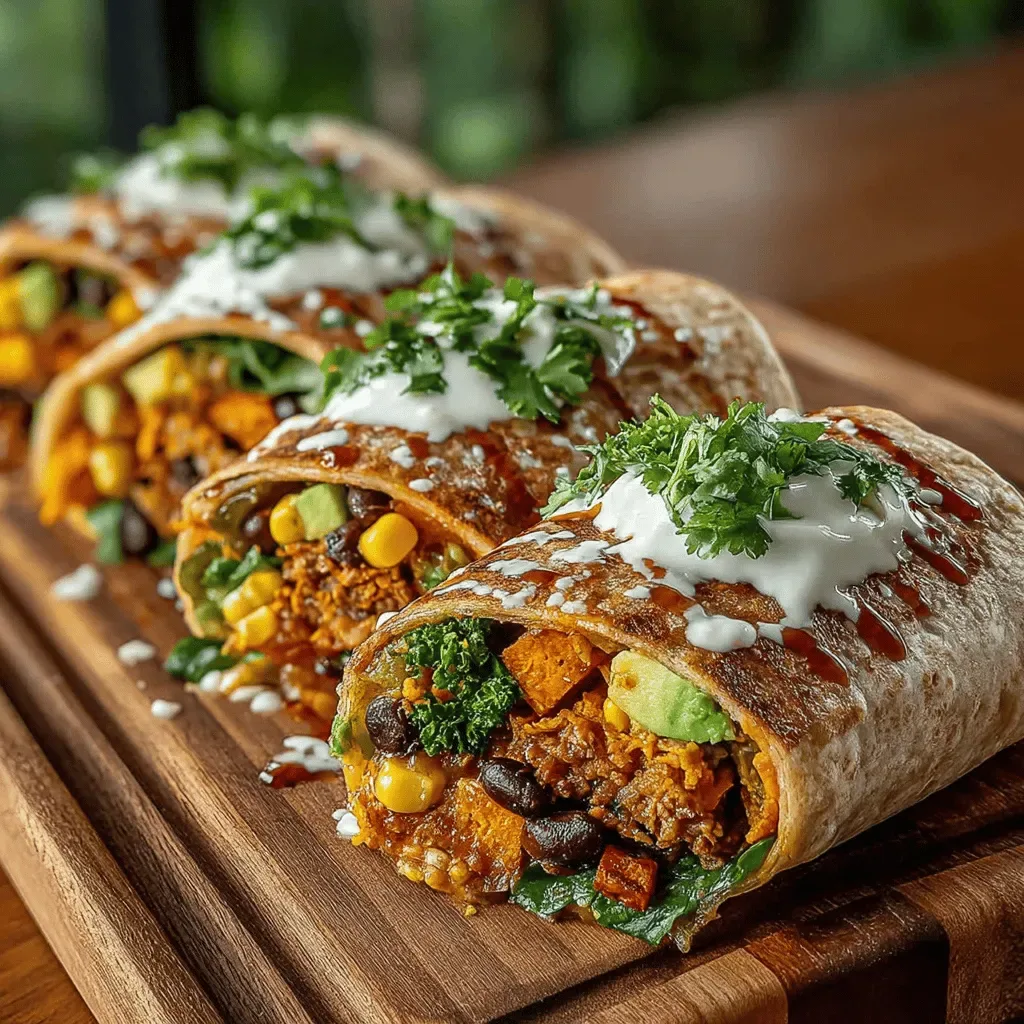 Spicy Hatch Chili Sweet Potato Wraps Recipe