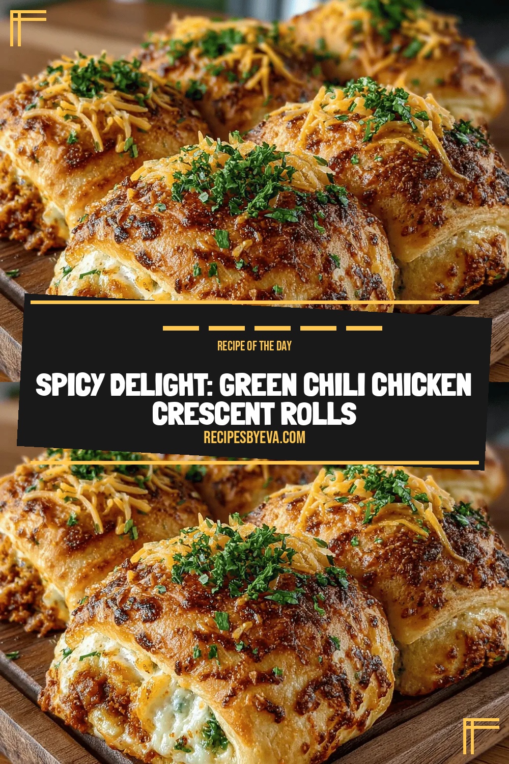 Spicy Delight: Green Chili Chicken Crescent Rolls