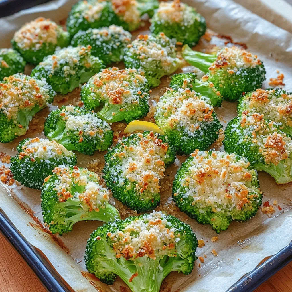 Crunchy Parmesan Baked Broccoli Recipe