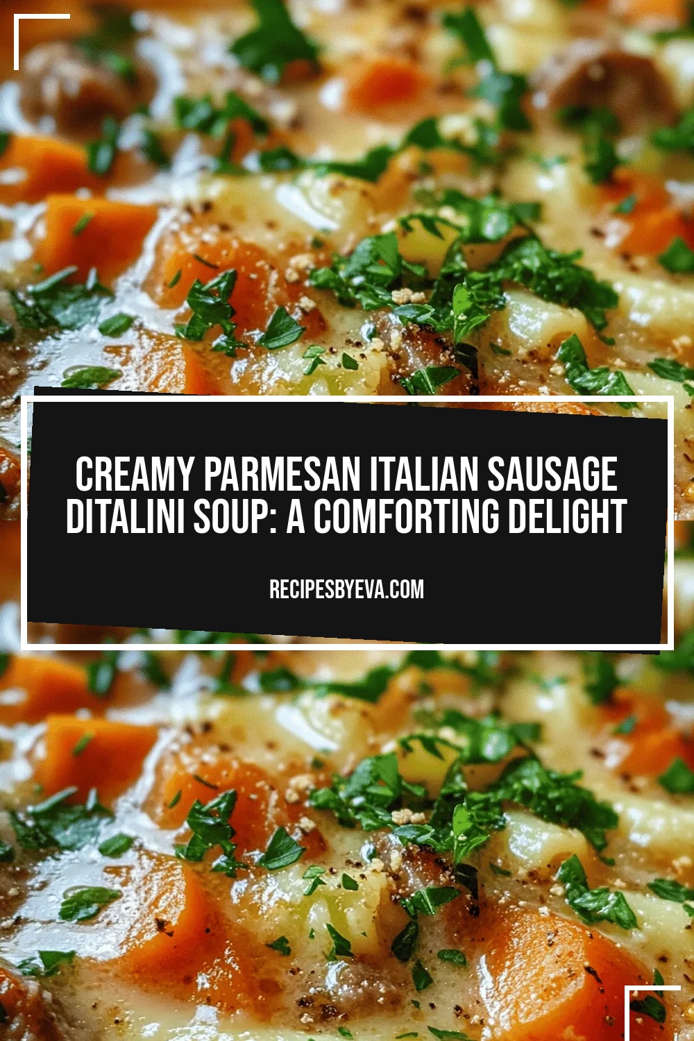 Creamy Parmesan Italian Sausage Ditalini Soup: A Comforting Delight