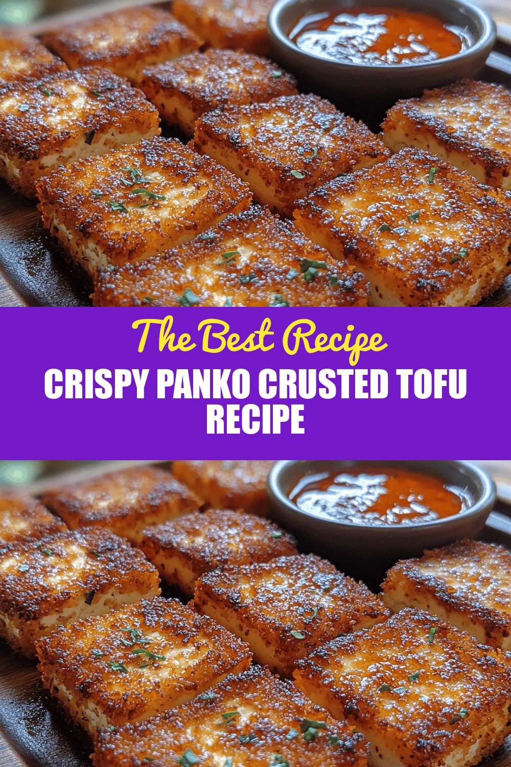 Crispy Panko Crusted Tofu Recipe