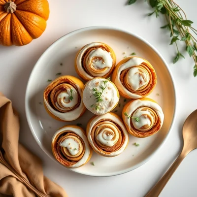 Pumpkin Pie Truffle Rolls