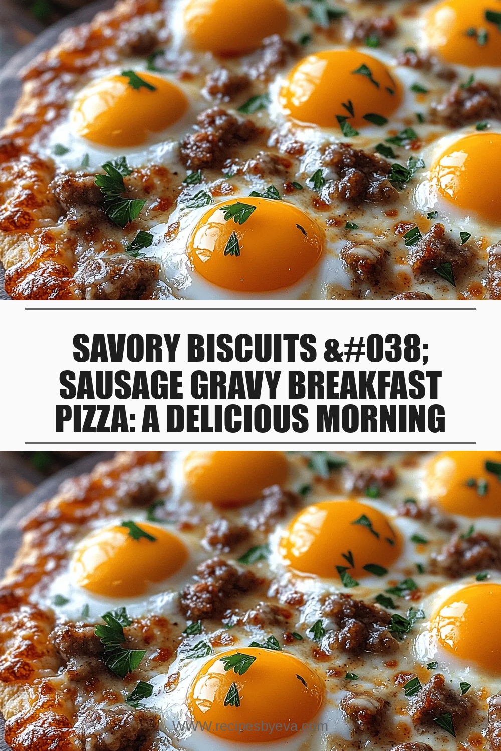 Savory Biscuits & Sausage Gravy Breakfast Pizza: A Delicious Morning Delight