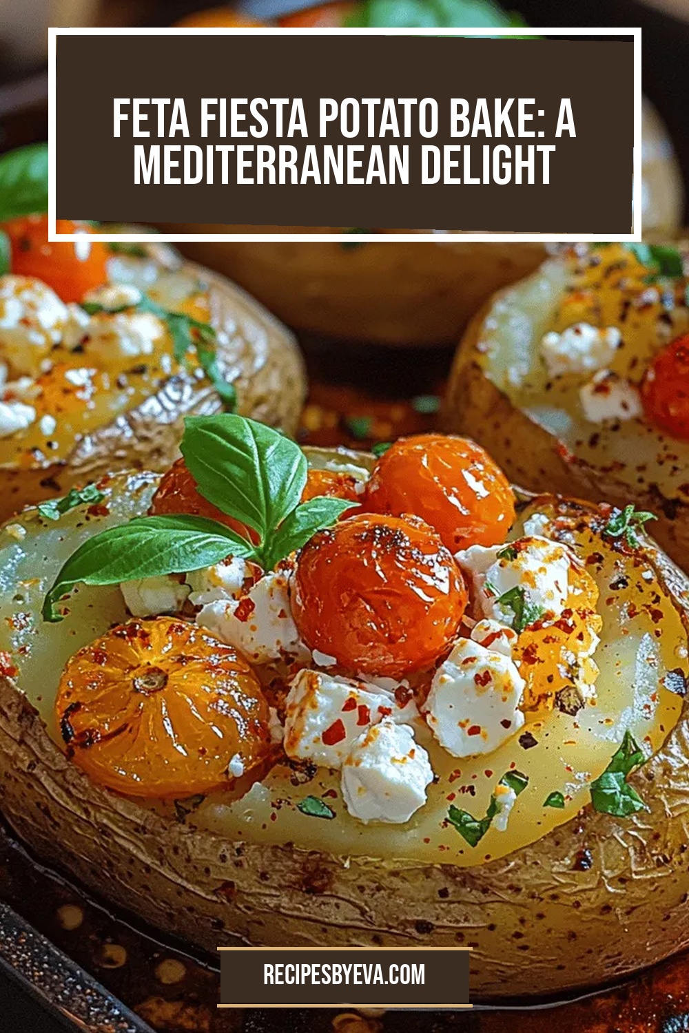 Feta Fiesta Potato Bake: A Mediterranean Delight
