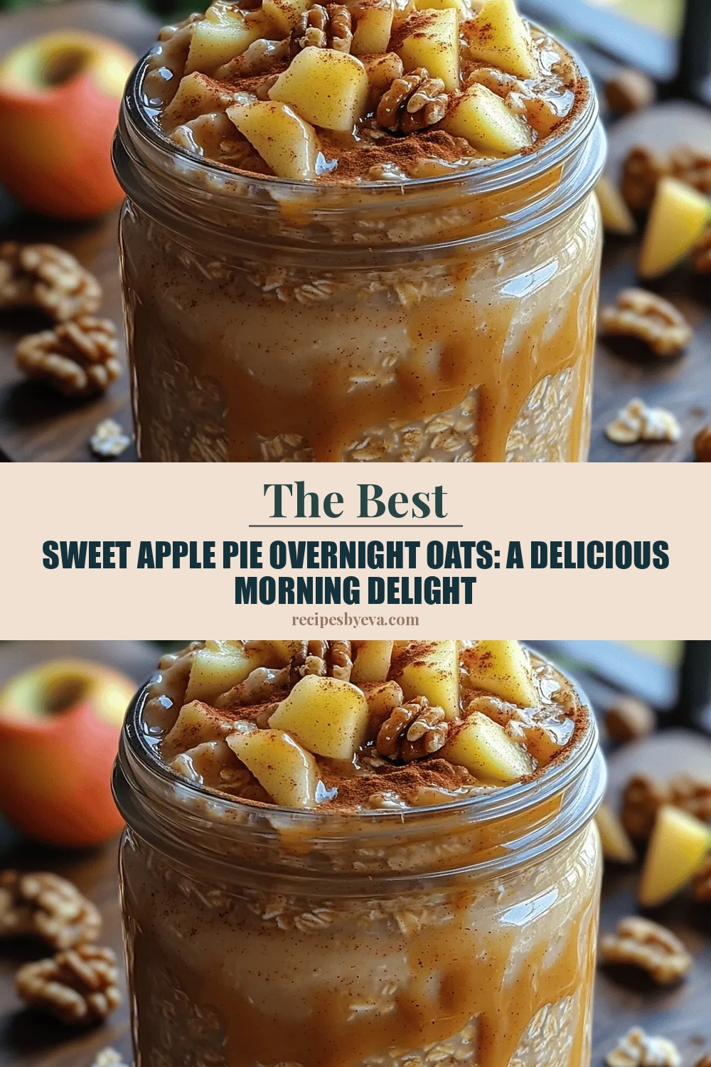 Sweet Apple Pie Overnight Oats: A Delicious Morning Delight