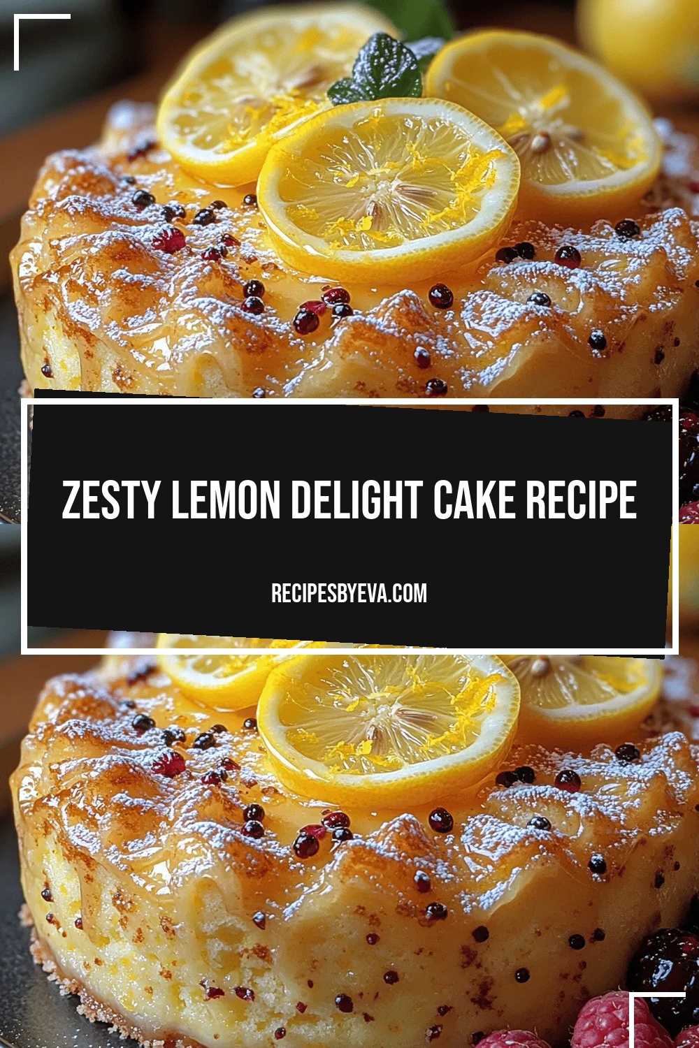 Zesty Lemon Delight Cake Recipe
