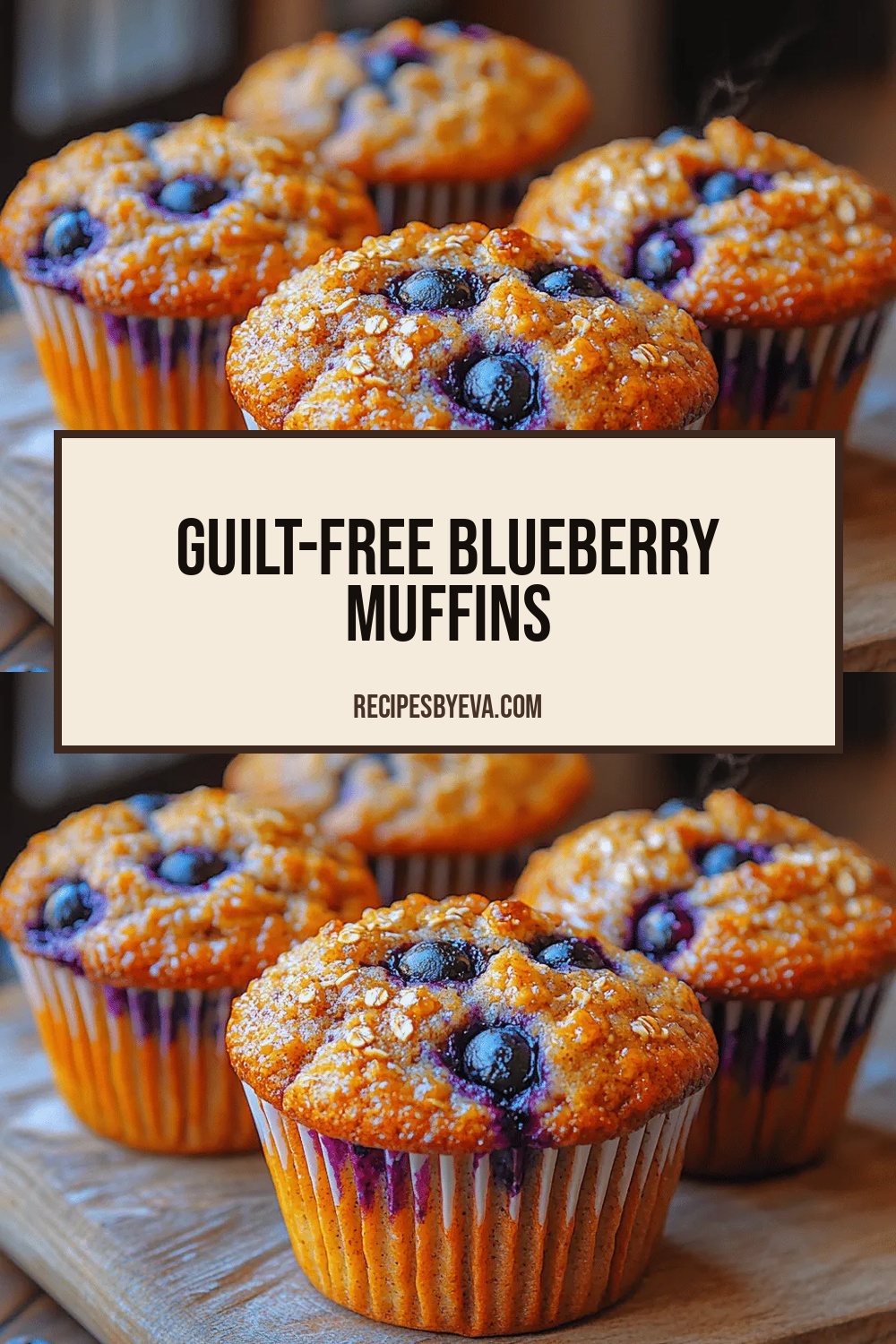 Guilt-Free Blueberry Muffins