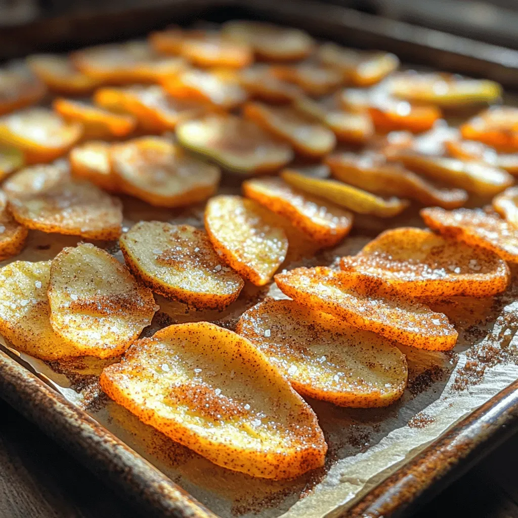 Crispy Cinnamon Delight Apple Chips: A Delightful Snack