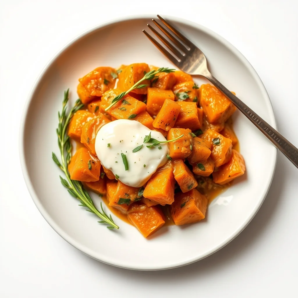 Savory Sweet Potato Herb Butter Casserole