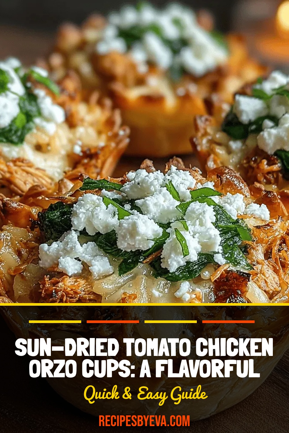 Sun-Dried Tomato Chicken Orzo Cups: A Flavorful Delight