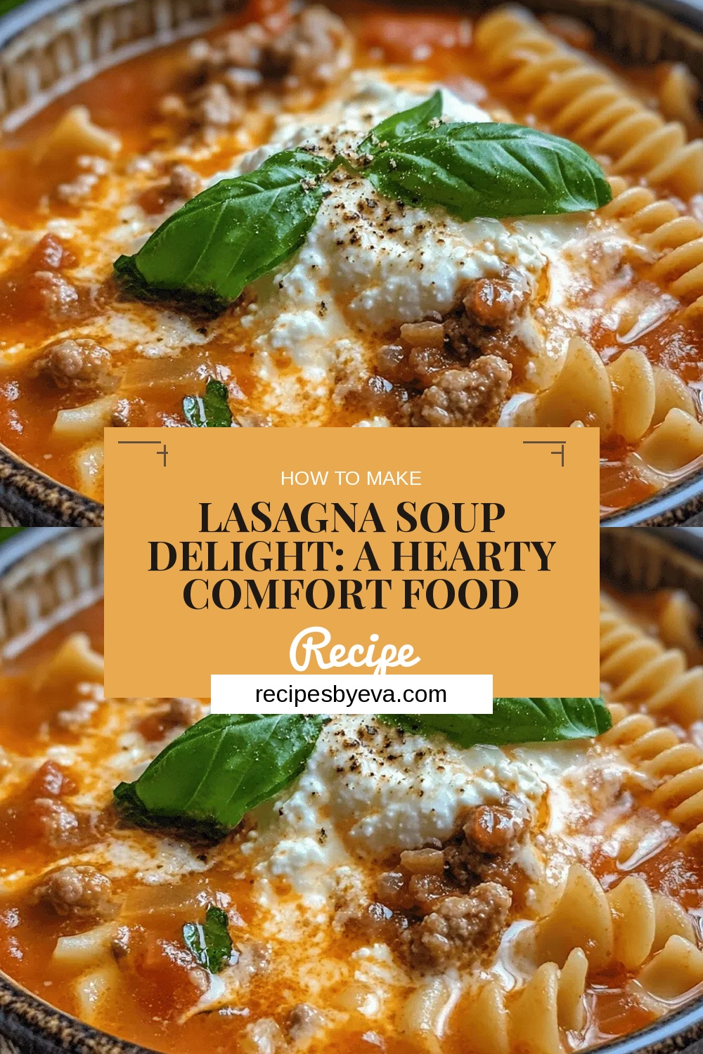 Lasagna Soup Delight: A Hearty Comfort Food Experience