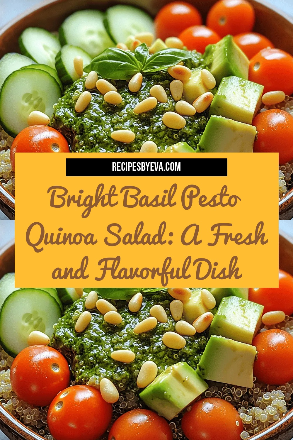 Bright Basil Pesto Quinoa Salad: A Fresh and Flavorful Dish