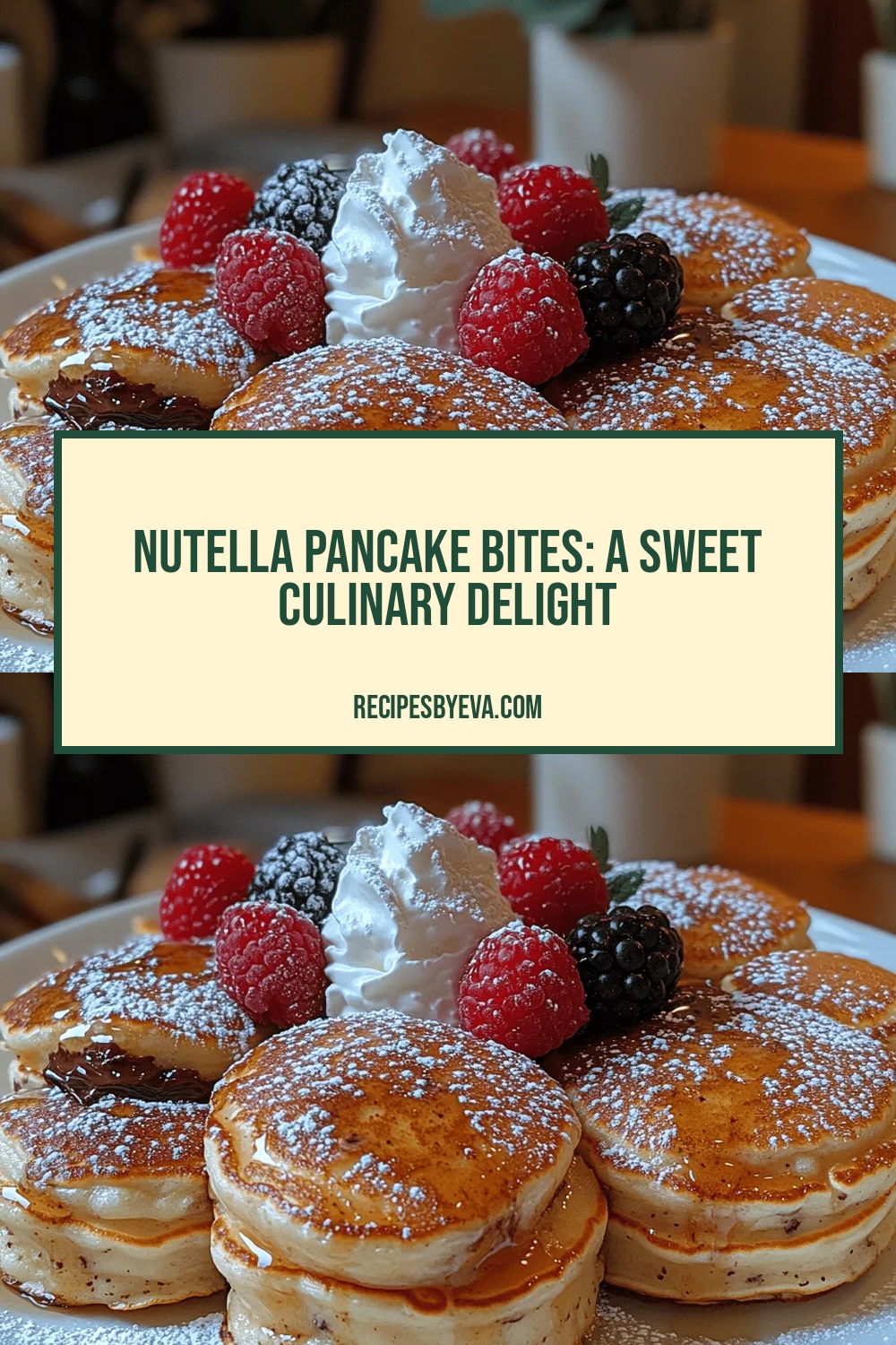 Nutella Pancake Bites: A Sweet Culinary Delight