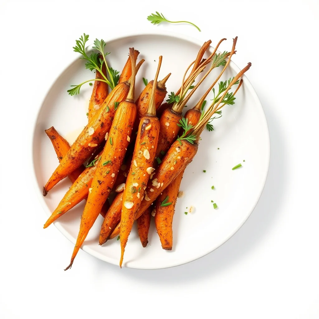 Crispy Garlic Herb Baby Carrots