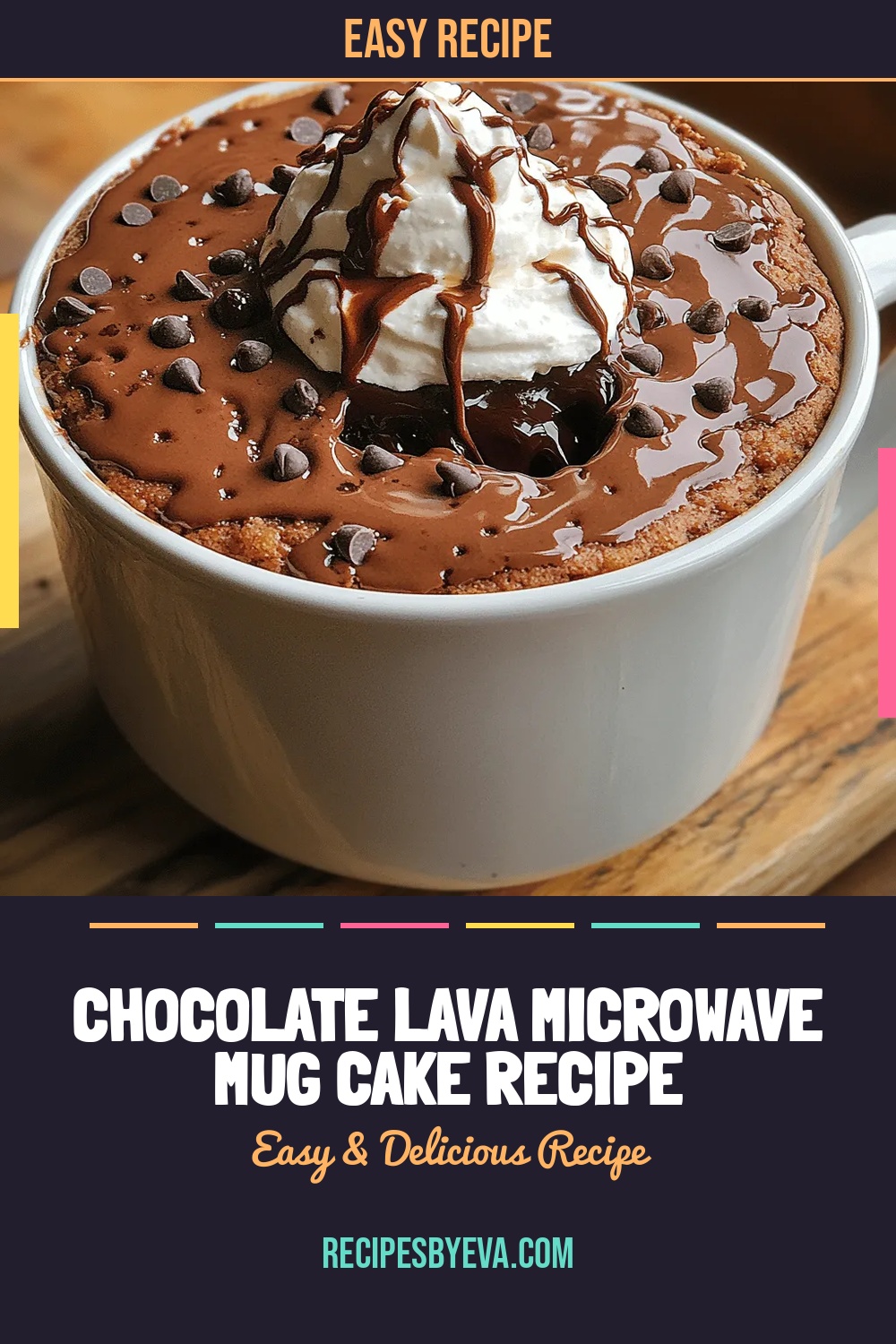 Chocolate Lava Microwave Mug Cake Recipe