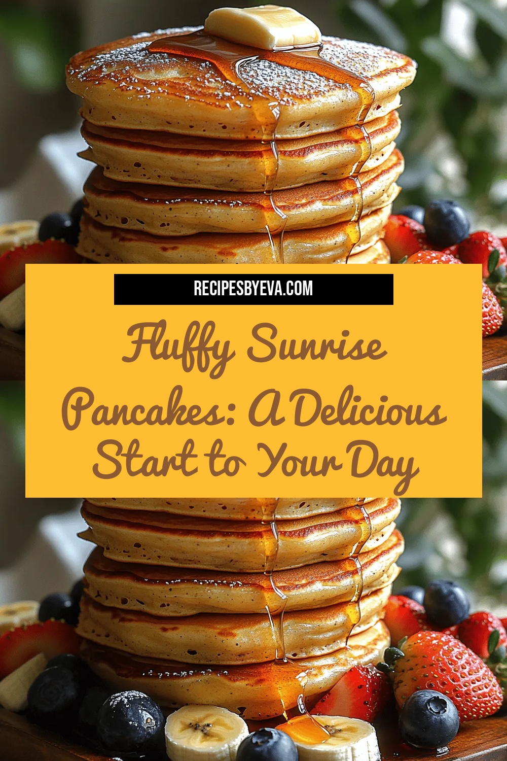 Fluffy Sunrise Pancakes: A Delicious Start to Your Day