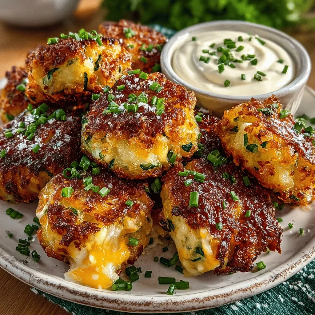 Crispy Zucchini Tater Tots Recipe
