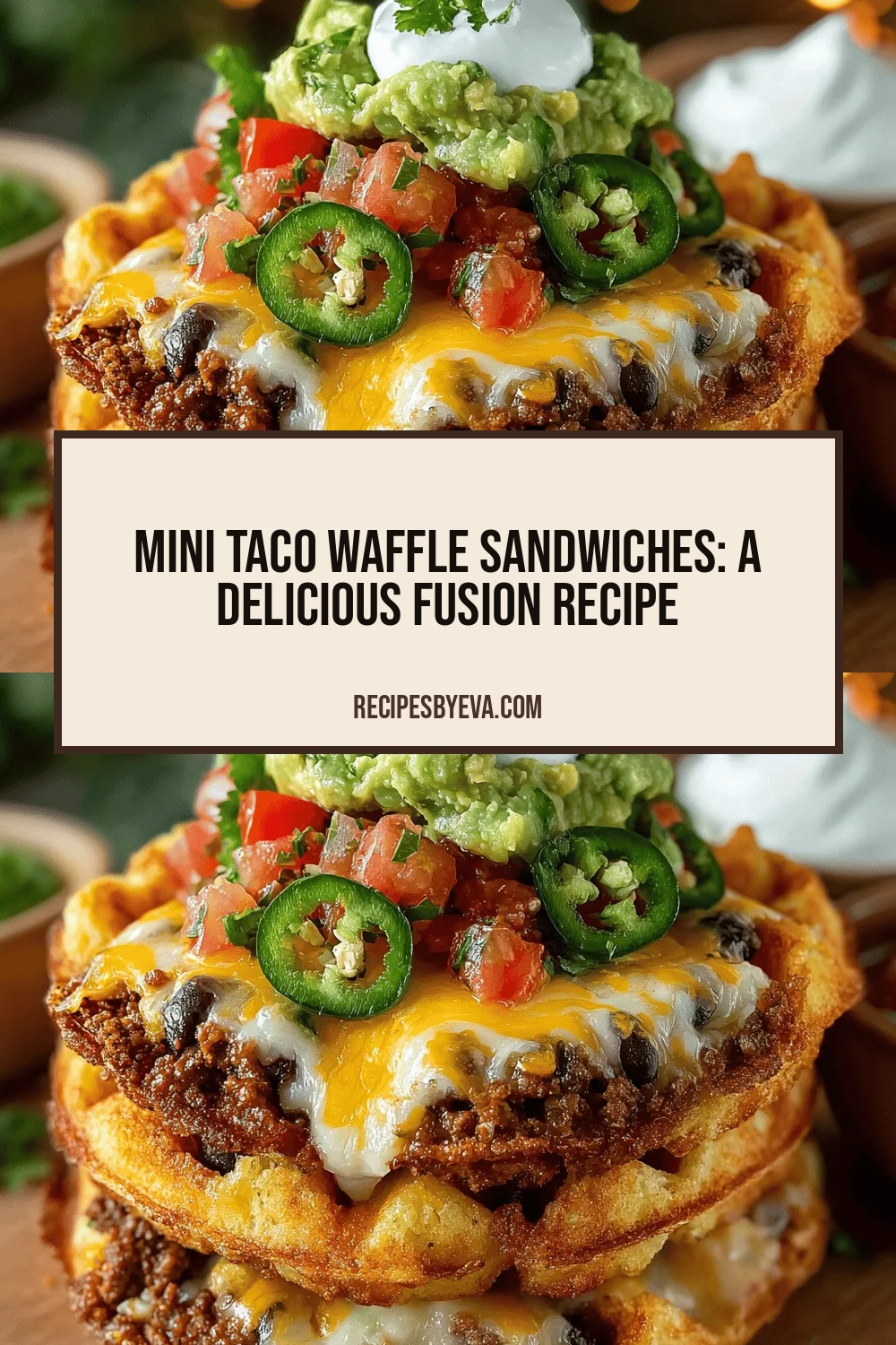 Mini Taco Waffle Sandwiches: A Delicious Fusion Recipe