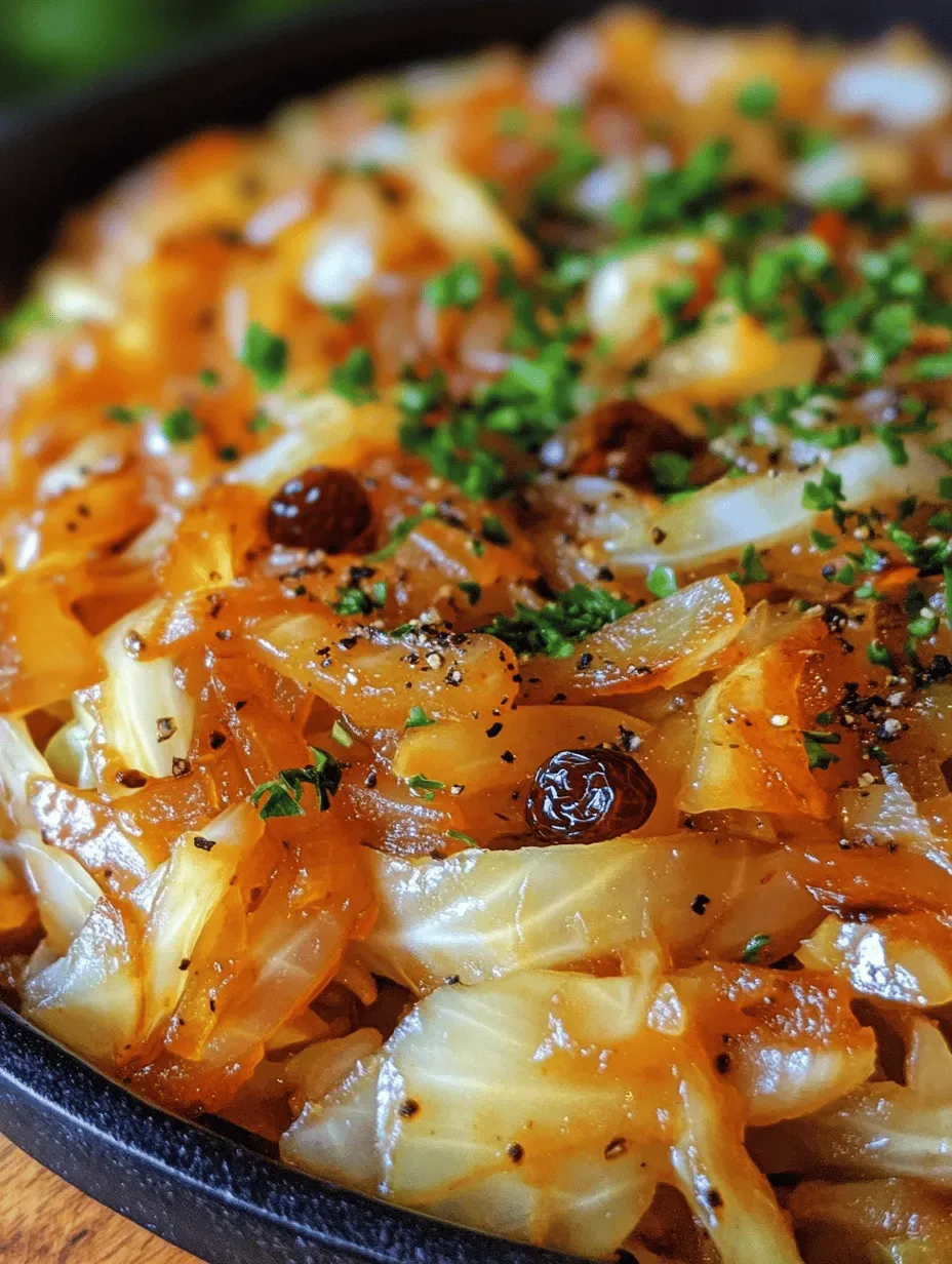 Sweet and Sour Cabbage Delight: A Flavorful Journey