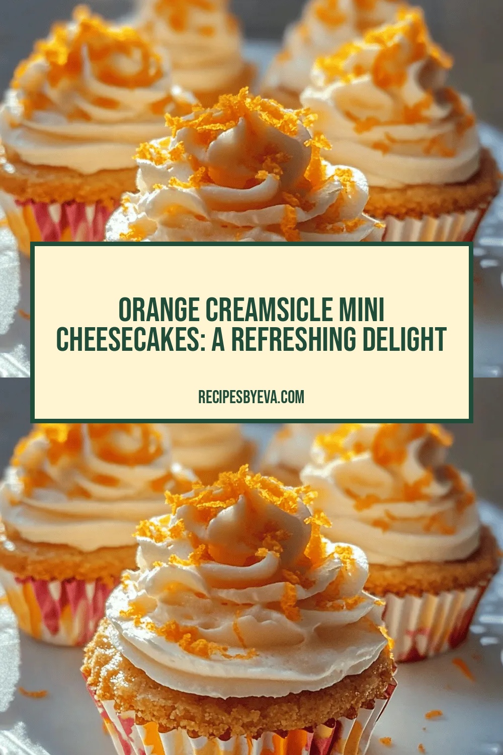 Orange Creamsicle Mini Cheesecakes: A Refreshing Delight