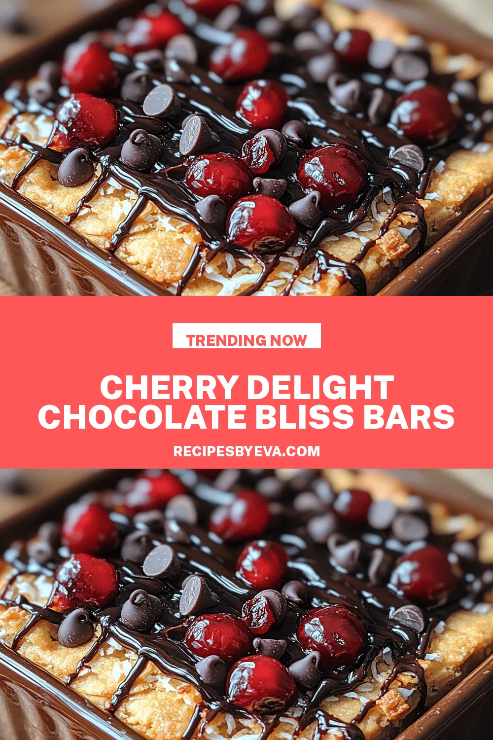 Cherry Delight Chocolate Bliss Bars