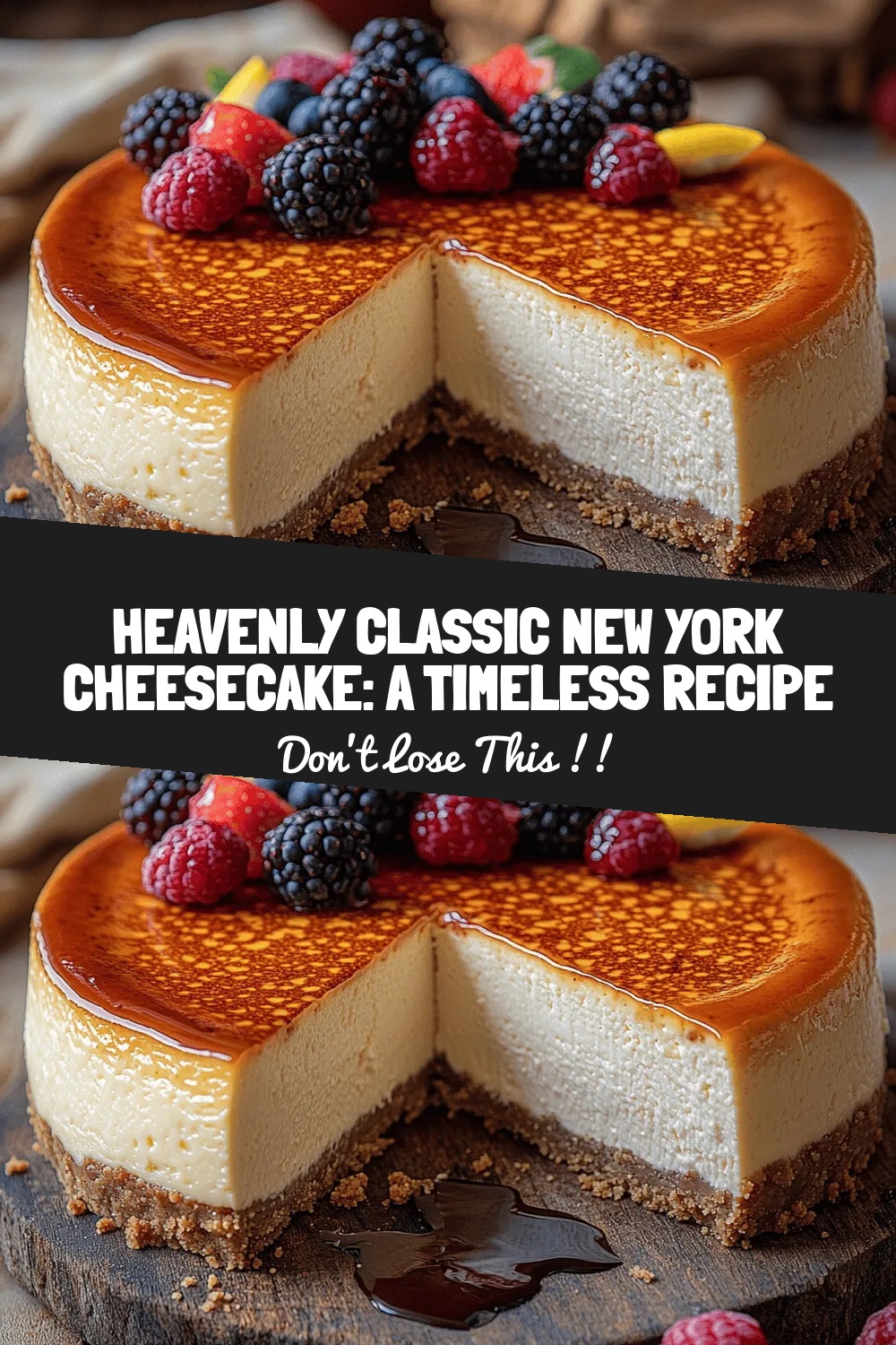 Heavenly Classic New York Cheesecake: A Timeless Recipe for Dessert Lovers