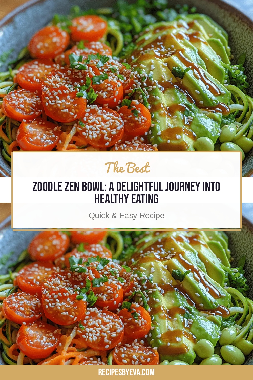 Zoodle Zen Bowl: A Delightful Journey into Healthy Eating