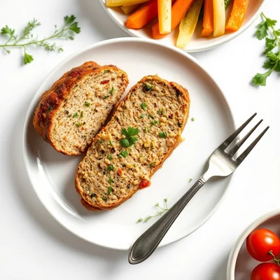 Turkey Parmesan Veggie Loaf