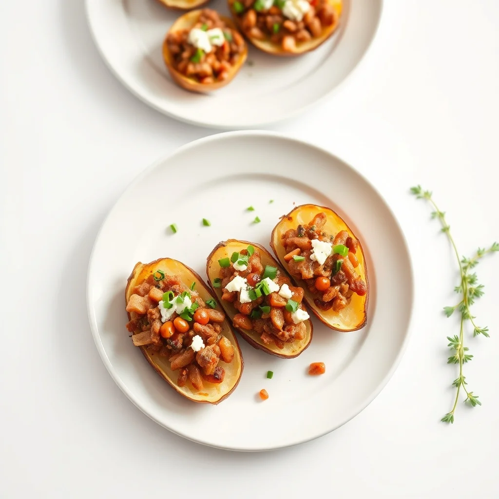 Cozy Loaded Baked Potato Skins