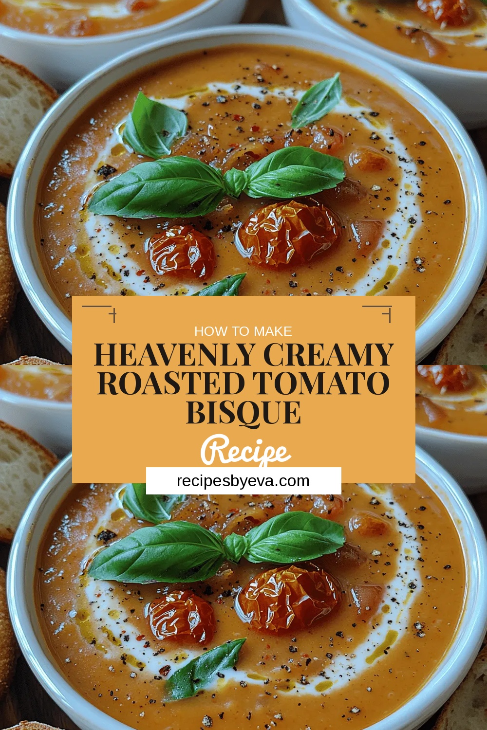 Heavenly Creamy Roasted Tomato Bisque
