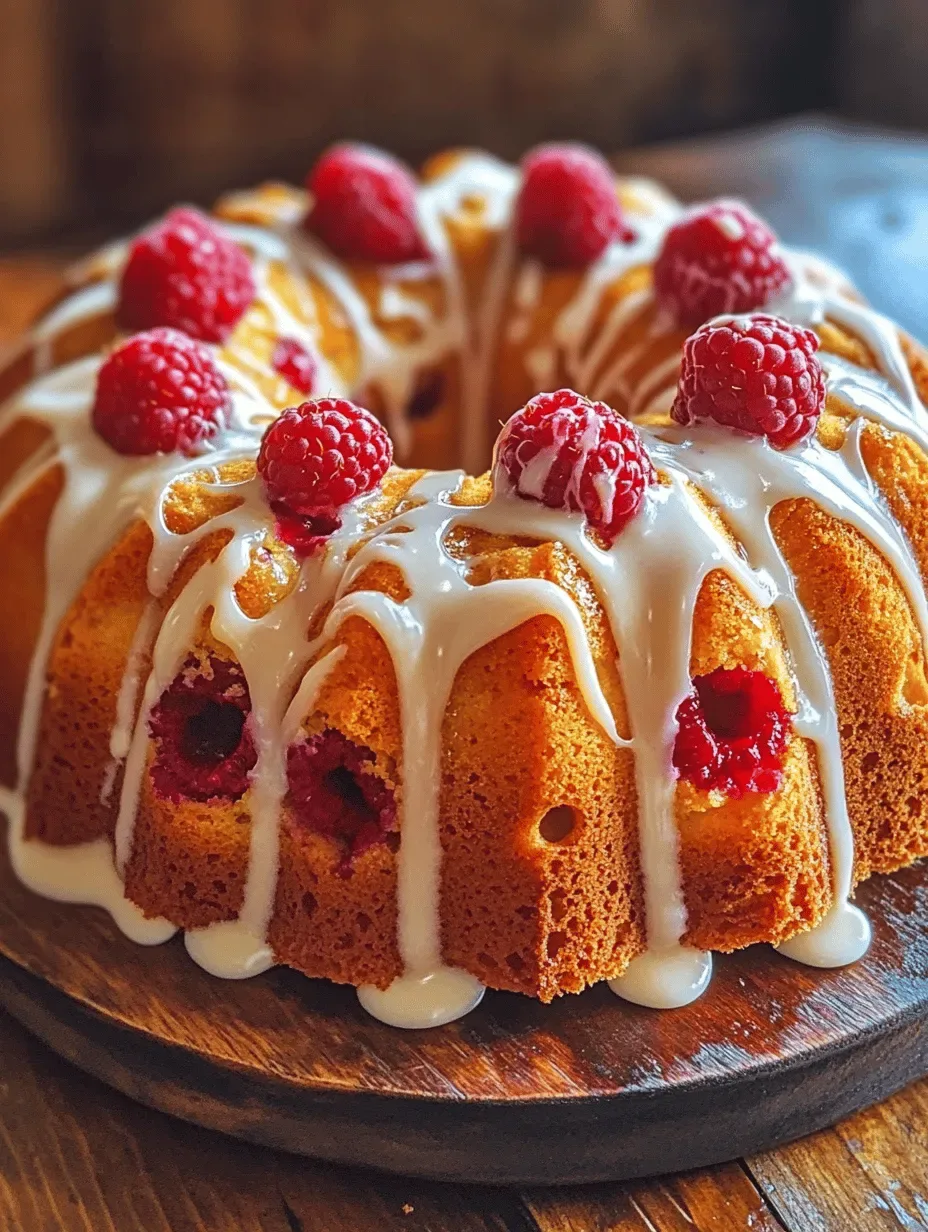 Zesty Lemon Raspberry Bundt Cake Delight: A Refreshing Treat for Every Occasion