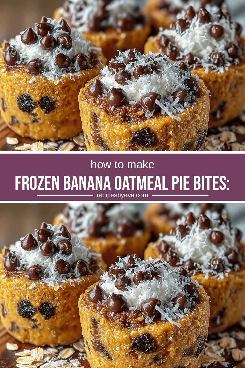 Frozen Banana Oatmeal Pie Bites: A Healthy Snack Delight