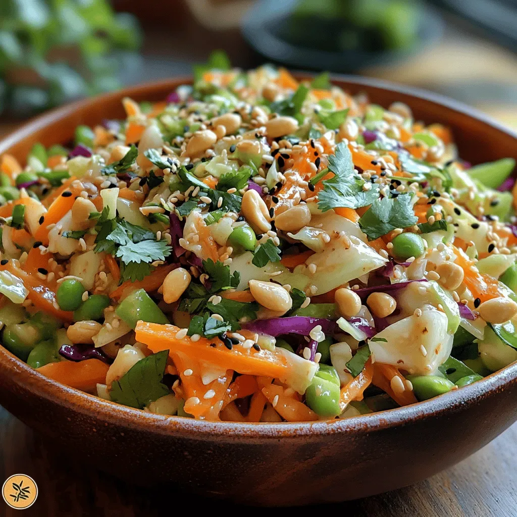 Crunchy Asian Slaw with Peanuts: A Refreshing Delight