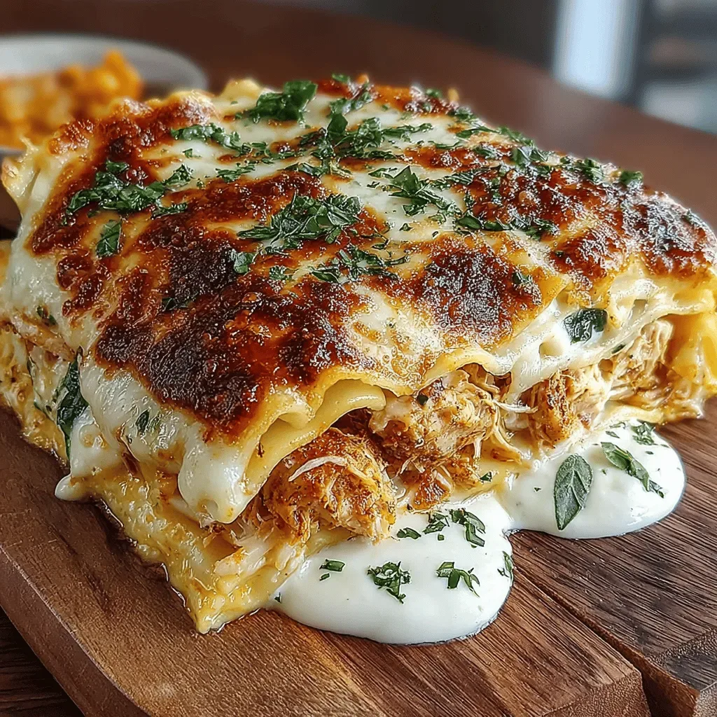 Creamy Slow Cooker Chicken Alfredo Lasagna: A Comforting Delight