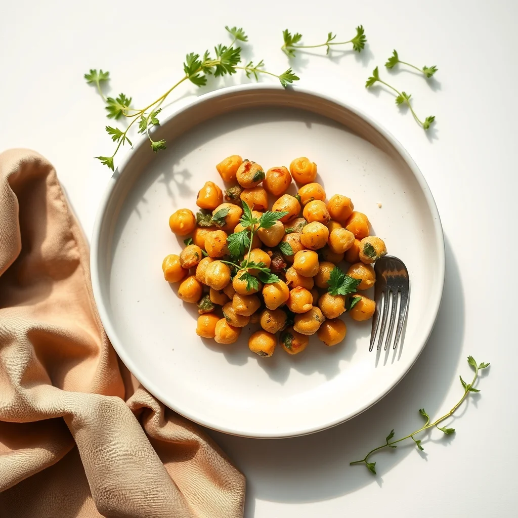 Skillet Herb Butter Veggie & Chickpea Joy