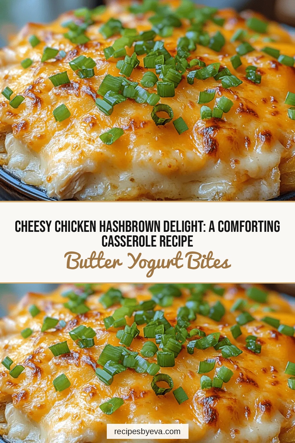 Cheesy Chicken Hashbrown Delight: A Comforting Casserole Recipe